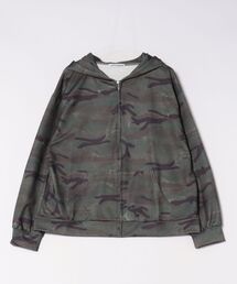 B.I.D.（ビーアイディー）の「《迷彩柄ジップパーカー（パーカー）」