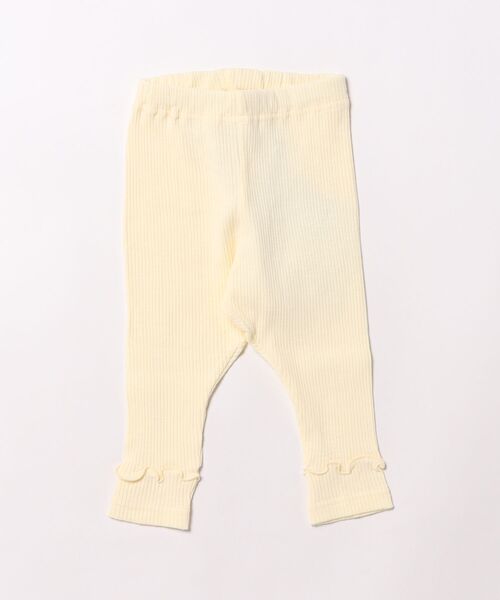 RAGMART（ラグマート）の「テレコレギンス（レギンス/スパッツ・キッズ・ピンク/グリーン/オフホワイト・80ｃｍ/90cm）」の2枚目の写真