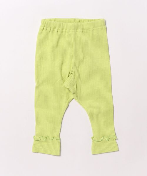 RAGMART（ラグマート）の「テレコレギンス（レギンス/スパッツ・キッズ・ピンク/グリーン/オフホワイト・80ｃｍ/90cm）」の3枚目の写真