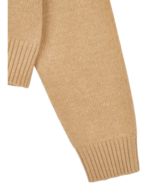 Bb' BENETTON（ビーフラットベネトン）の「ビッグビビニットプルオーバー（Camel）（ニット/セーター・レディース・その他・S）」の5枚目の写真