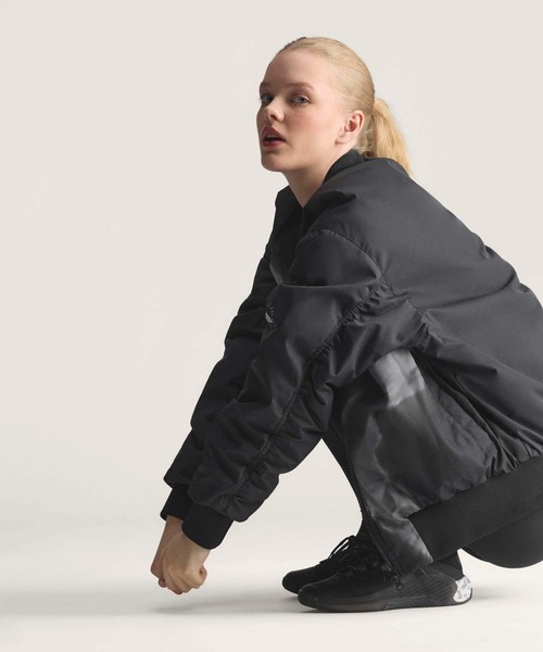 adidas by Stella McCartney プリント柄ウーブン ボンバー【adidas by