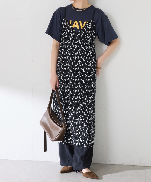 PROVOKE (プロヴォーク)の「PROVOKE別注/プリントレースキャミワンピース(ワンピース・レディース・ホワイト/ブラック・FREE)」の1枚目の写真