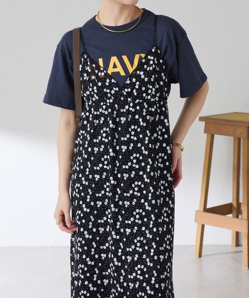 PROVOKE (プロヴォーク)の「PROVOKE別注/プリントレースキャミワンピース(ワンピース・レディース・ホワイト/ブラック・FREE)」の18枚目の写真