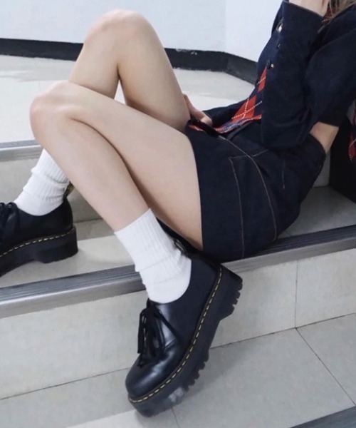 LAC-VERT（ラック・ヴェール）の「厚底レースアップシューズ（ドレスシューズ・レディース・ブラック・SMALL/MEDIUM/LARGE）」の12枚目の写真