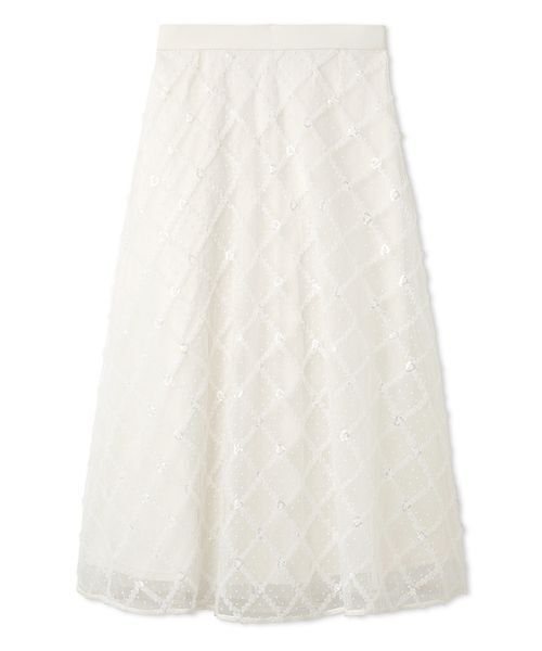 FURFUR(ファーファー)の「フリルチェックチュールスカート(スカート・レディース・ブラウン/ホワイト/ブラック・F)」の12枚目の写真