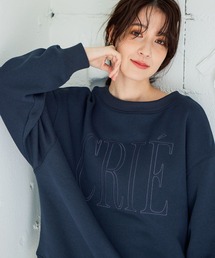 studio CLIP（スタディオクリップ）の「裏毛刺繍ロゴスウェット（スウェット）」