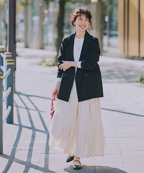 studio CLIP（スタディオクリップ）の「裏毛刺繍ロゴスウェット（スウェット・レディース・ライトブルー/ピンク/ホワイト/ネイビー・FREE）」の13枚目の写真