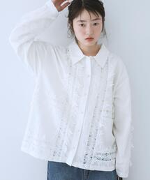 KBF | ヴィンテージライクレースシャツ(シャツ/ブラウス)