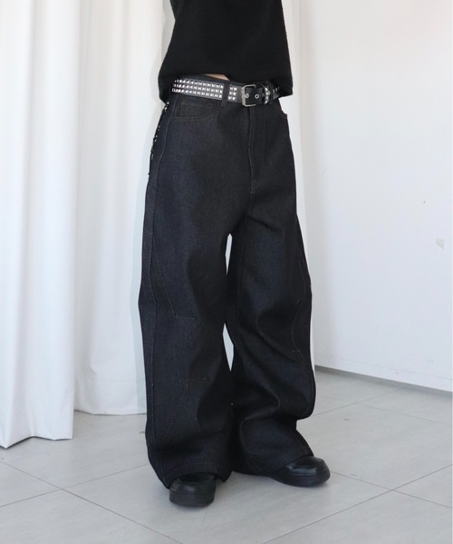 FTW（エフティダブリュー）の「BACK POINT RIGID DENIM（デニムパンツ・レディース・インディゴブルー・SMALL/MEDIUM/LARGE/X-LARGE）」の5枚目の写真