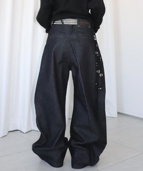 FTW（エフティダブリュー）の「BACK POINT RIGID DENIM（デニムパンツ・レディース・インディゴブルー・SMALL/MEDIUM/LARGE/X-LARGE）」の2枚目の写真