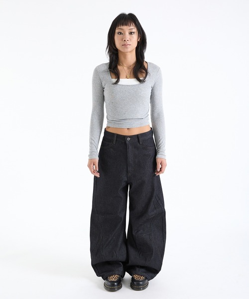 FTW(エフティダブリュー)の「BACK POINT RIGID DENIM(デニムパンツ・レディース・インディゴブルー・SMALL/MEDIUM/LARGE/X-LARGE)」の22枚目の写真