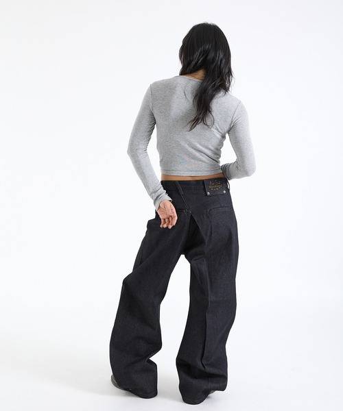 FTW(エフティダブリュー)の「BACK POINT RIGID DENIM(デニムパンツ・レディース・インディゴブルー・SMALL/MEDIUM/LARGE/X-LARGE)」の21枚目の写真