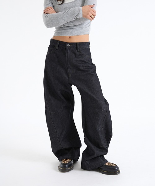 FTW(エフティダブリュー)の「BACK POINT RIGID DENIM(デニムパンツ・レディース・インディゴブルー・SMALL/MEDIUM/LARGE/X-LARGE)」の15枚目の写真
