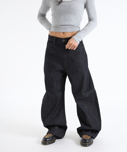 FTW(エフティダブリュー)の「BACK POINT RIGID DENIM(デニムパンツ・レディース・インディゴブルー・SMALL/MEDIUM/LARGE/X-LARGE)」の16枚目の写真