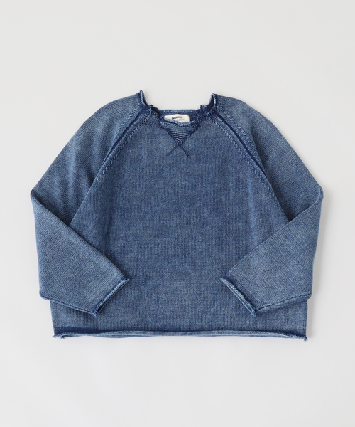 DAIRIKU(ダイリク)の「DAIRIKU / ダイリク Vintage Washed Pullover Knit Sweater(ニット/セーター・メンズ・ブラック/ブルー系その他・MEDIUM/LARGE)」の2枚目の写真