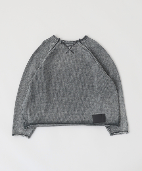 DAIRIKU(ダイリク)の「DAIRIKU / ダイリク Vintage Washed Pullover Knit Sweater(ニット/セーター・メンズ・ブラック/ブルー系その他・MEDIUM/LARGE)」の6枚目の写真