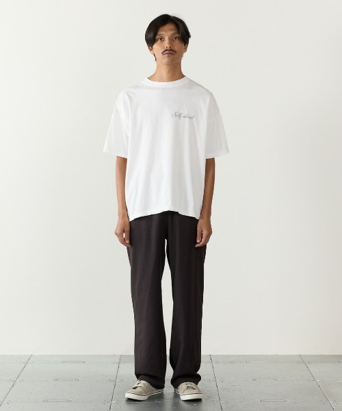 REMI RELIEF（レミレリーフ）の「REMI RELIEF/レミレリーフ HARD SP加工20/-天竺BIGサイズT(Self shot M) ヴィンテージTシャツ 2026年春夏（Tシャツ/カットソー・メンズ・ブラック/オフホワイト・M/L/XL）」の5枚目の写真