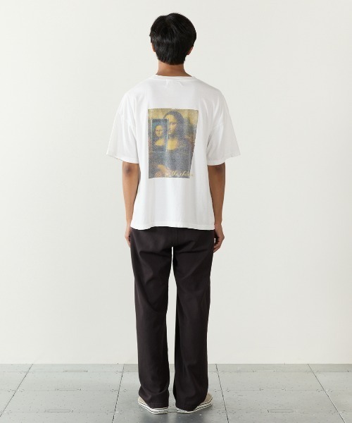 REMI RELIEF（レミレリーフ）の「REMI RELIEF/レミレリーフ HARD SP加工20/-天竺BIGサイズT(Self shot M) ヴィンテージTシャツ 2026年春夏（Tシャツ/カットソー・メンズ・ブラック/オフホワイト・M/L/XL）」の6枚目の写真