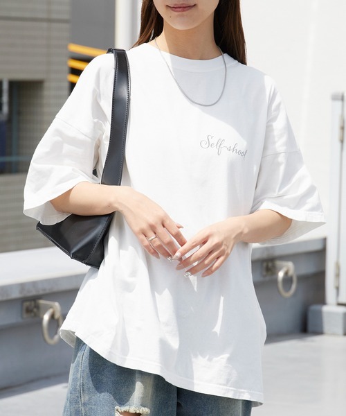 REMI RELIEF（レミレリーフ）の「REMI RELIEF/レミレリーフ HARD SP加工20/-天竺BIGサイズT(Self shot M) ヴィンテージTシャツ 2026年 夏 夏服（Tシャツ/カットソー・メンズ・ブラック/オフホワイト・M/L/XL）」の9枚目の写真