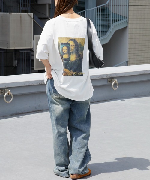 REMI RELIEF（レミレリーフ）の「REMI RELIEF/レミレリーフ HARD SP加工20/-天竺BIGサイズT(Self shot M) ヴィンテージTシャツ 2026年 夏 夏服（Tシャツ/カットソー・メンズ・ブラック/オフホワイト・M/L/XL）」の12枚目の写真