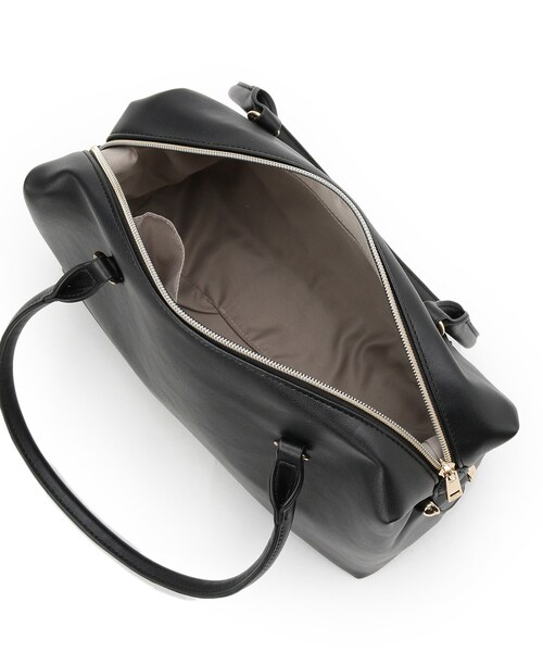 grove（グローブ）の「ロングハンドルボストン（ボストンバッグ・レディース・ブラック/シルバー系その他/ナチュラル・00）」の17枚目の写真