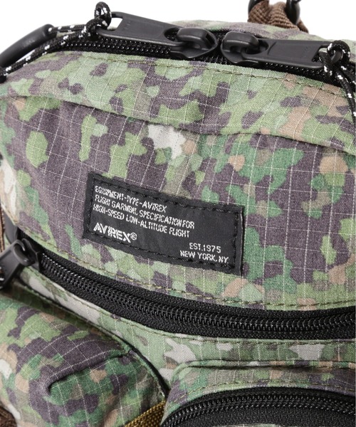 AVIREX(アヴィレックス)の「《直営店限定》REFLECTOR RIP MINI POCHETTE / リフレクター リップ ミニポシェット / AVIREX / アヴィレックス(ショルダーバッグ・メンズ・グリーン系カモフラージュ/ブラック・FREE)」の16枚目の写真