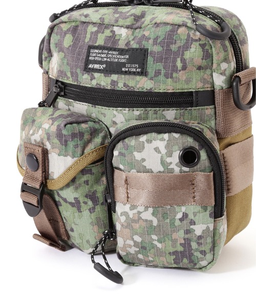 AVIREX(アヴィレックス)の「《直営店限定》REFLECTOR RIP MINI POCHETTE / リフレクター リップ ミニポシェット / AVIREX / アヴィレックス(ショルダーバッグ・メンズ・グリーン系カモフラージュ/ブラック・FREE)」の17枚目の写真