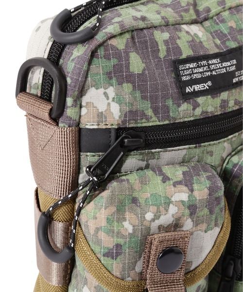 AVIREX(アヴィレックス)の「《直営店限定》REFLECTOR RIP MINI POCHETTE / リフレクター リップ ミニポシェット / AVIREX / アヴィレックス(ショルダーバッグ・メンズ・グリーン系カモフラージュ/ブラック・FREE)」の18枚目の写真