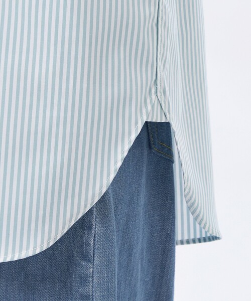 MACKINTOSH PHILOSOPHY(マッキントッシュ フィロソフィー)の「バッキンガムベア バンドカラーシャツ(シャツ/ブラウス・レディース・ピンク系その他2/パープル/グリーン系その他/ライトブルー・38)」の13枚目の写真