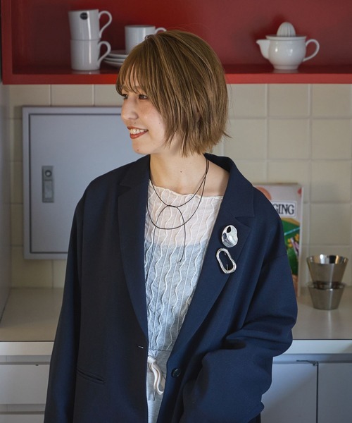 studio CLIP（スタディオクリップ）の「【CLIP BY STAFF/moezo企画】リングコードネックレス（ネックレス・レディース・シルバー/ゴールド・FREE）」の8枚目の写真