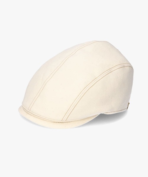 arth（アース）の「arth  Canvas Stitch Hunting / アース（ハンチング/ベレー帽・レディース・ネイビー/ナチュラル・M/57.5cm）」の6枚目の写真