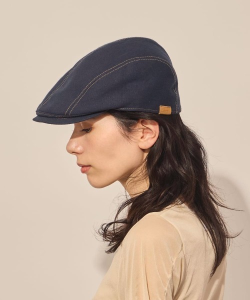 arth（アース）の「arth  Canvas Stitch Hunting / アース（ハンチング/ベレー帽・レディース・ネイビー/ナチュラル・M/57.5cm）」の11枚目の写真