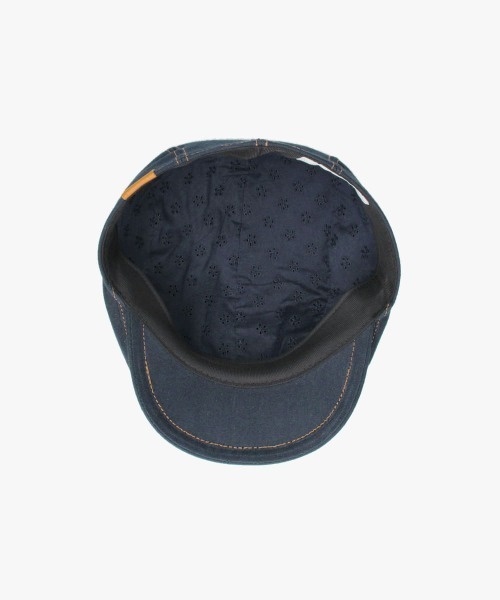 arth（アース）の「arth  Canvas Stitch Hunting / アース（ハンチング/ベレー帽・レディース・ネイビー/ナチュラル・M/57.5cm）」の19枚目の写真