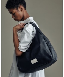 ADAMPATEK/water repellent leather one shoulder tote bag/撥水レザーワンショルダートートバッグ/AP2619004