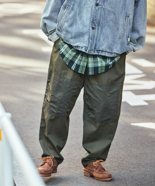 NAUTICA（ノーティカ）の「NAUTICA/ノーティカ リップストップ ナイロン切り替え カーゴパンツ（カーゴパンツ・メンズ・ブラック/オリーブ/カモフラージュ・X-LARGE/LARGE/MEDIUM）」の8枚目の写真