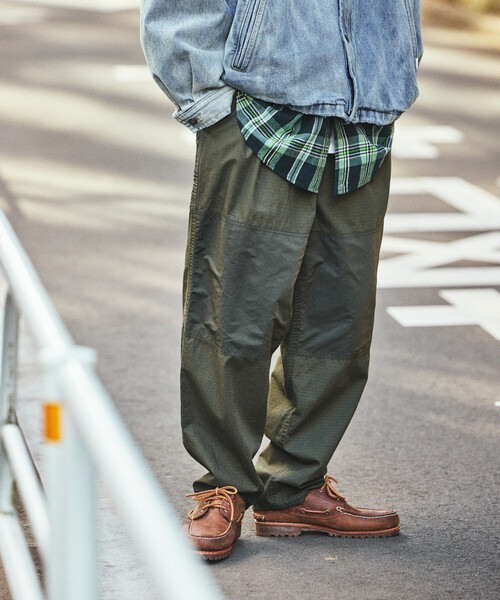 NAUTICA（ノーティカ）の「NAUTICA/ノーティカ リップストップ ナイロン切り替え カーゴパンツ（カーゴパンツ・メンズ・ブラック/オリーブ/カモフラージュ・X-LARGE/LARGE/MEDIUM）」の9枚目の写真