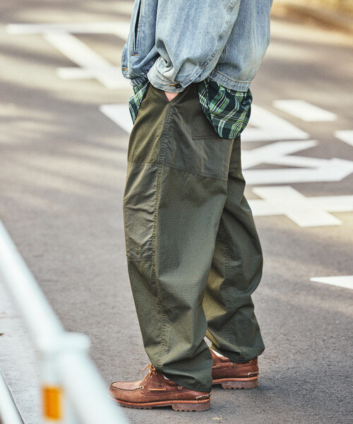 NAUTICA（ノーティカ）の「NAUTICA/ノーティカ リップストップ ナイロン切り替え カーゴパンツ（カーゴパンツ・メンズ・ブラック/オリーブ/カモフラージュ・X-LARGE/LARGE/MEDIUM）」の10枚目の写真