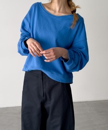 CANAL JEAN | El mar　カットオフオフショルスウェット(スウェット)