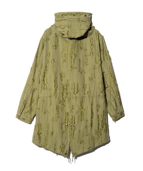 glamb（グラム）の「High Neck Shirt Mods Coat / ハイネックシャツモッズコート（モッズコート・メンズ・カーキ/グレー/ブルー・S/M/L）」の7枚目の写真