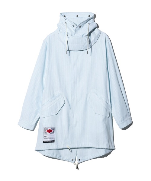 glamb（グラム）の「High Neck Shirt Mods Coat / ハイネックシャツモッズコート（モッズコート・メンズ・カーキ/グレー/ブルー・S/M/L）」の8枚目の写真