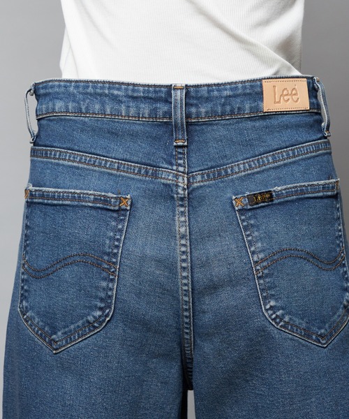 Lee（リー）の「Lee/リー【SPECIAL EDITION】STANDARD WARDROBE ワイドデニムパンツ【ストレッチデニム】（デニムパンツ・レディース・ブルー/ライトインディゴブルー・X-SMALL/SMALL/MEDIUM）」の12枚目の写真