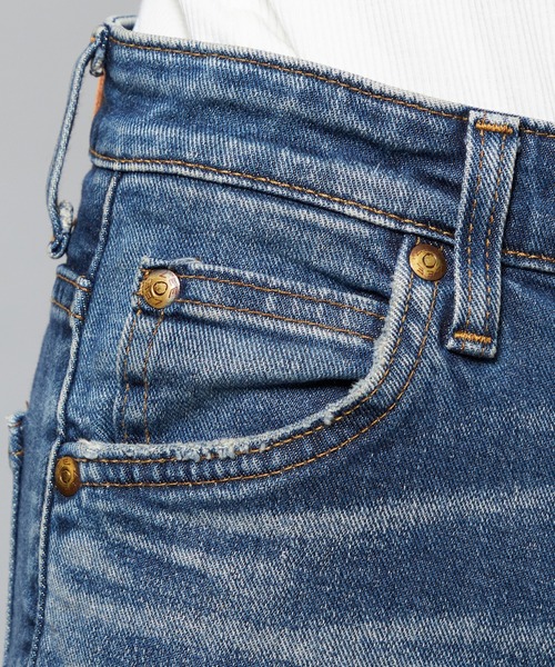 Lee（リー）の「Lee/リー【SPECIAL EDITION】STANDARD WARDROBE ワイドデニムパンツ【ストレッチデニム】（デニムパンツ・レディース・ブルー/ライトインディゴブルー・X-SMALL/SMALL/MEDIUM）」の13枚目の写真