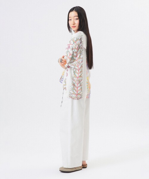 SUN SURF(サンサーフ)の「【8/6再値下げ】【別注】SUN SURF / セーラー シャツ(シャツ/ブラウス・レディース・ピンク/ホワイト・ONE SIZE)」の4枚目の写真