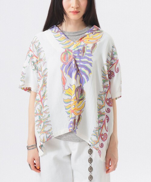 SUN SURF(サンサーフ)の「【8/6再値下げ】【別注】SUN SURF / セーラー シャツ(シャツ/ブラウス・レディース・ピンク/ホワイト・ONE SIZE)」の12枚目の写真