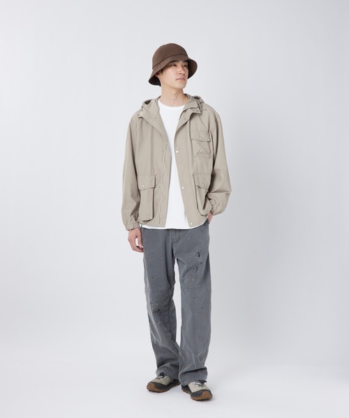 Snow Peak(スノーピーク)の「Snow Peak / Light Dobby Cloth Parka ライトドビークロスパーカー(パーカー・メンズ・ブラック/グレイッシュベージュ/アーミー・S/M/L/XL/1)」の5枚目の写真