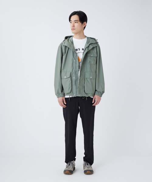 Snow Peak(スノーピーク)の「Snow Peak / Light Dobby Cloth Parka ライトドビークロスパーカー(パーカー・メンズ・ブラック/グレイッシュベージュ/アーミー・S/M/L/XL/1)」の6枚目の写真