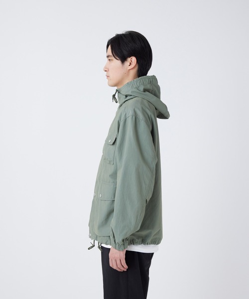 Snow Peak(スノーピーク)の「Snow Peak / Light Dobby Cloth Parka ライトドビークロスパーカー(パーカー・メンズ・ブラック/グレイッシュベージュ/アーミー・S/M/L/XL/1)」の7枚目の写真