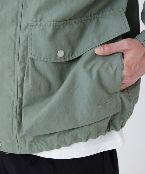 Snow Peak(スノーピーク)の「Snow Peak / Light Dobby Cloth Parka ライトドビークロスパーカー(パーカー・メンズ・ブラック/グレイッシュベージュ/アーミー・S/M/L/XL/1)」の9枚目の写真