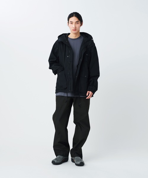 Snow Peak(スノーピーク)の「Snow Peak / Light Dobby Cloth Parka ライトドビークロスパーカー(パーカー・メンズ・ブラック/グレイッシュベージュ/アーミー・S/M/L/XL/1)」の4枚目の写真
