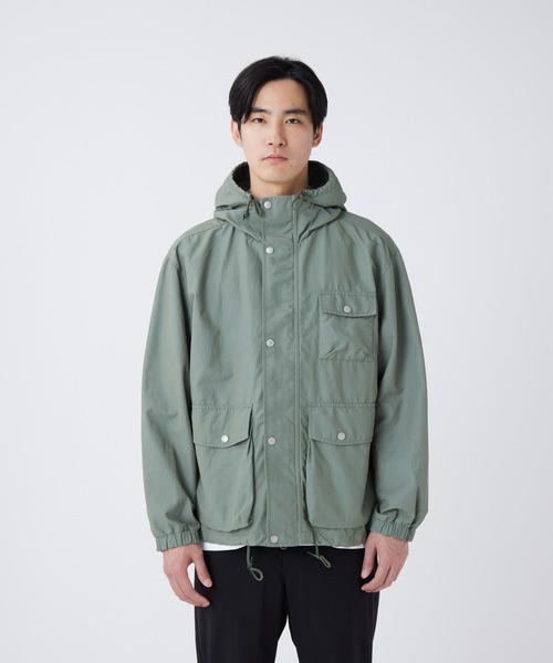 Snow Peak(スノーピーク)の「Snow Peak / Light Dobby Cloth Parka ライトドビークロスパーカー(パーカー・メンズ・ブラック/グレイッシュベージュ/アーミー・S/M/L/XL)」の6枚目の写真